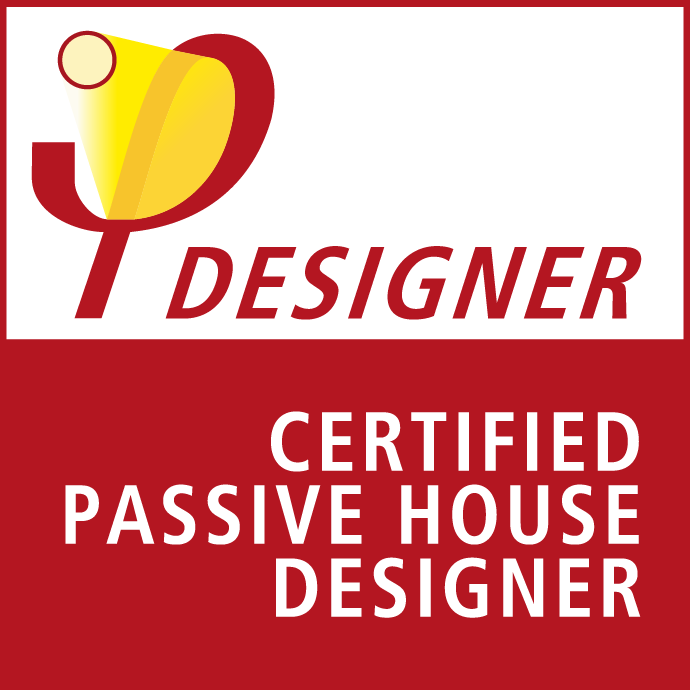 Certified Passive House Designer.
