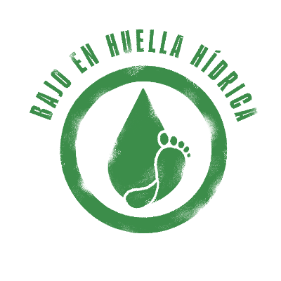 Insignia de baja huella hídrica.